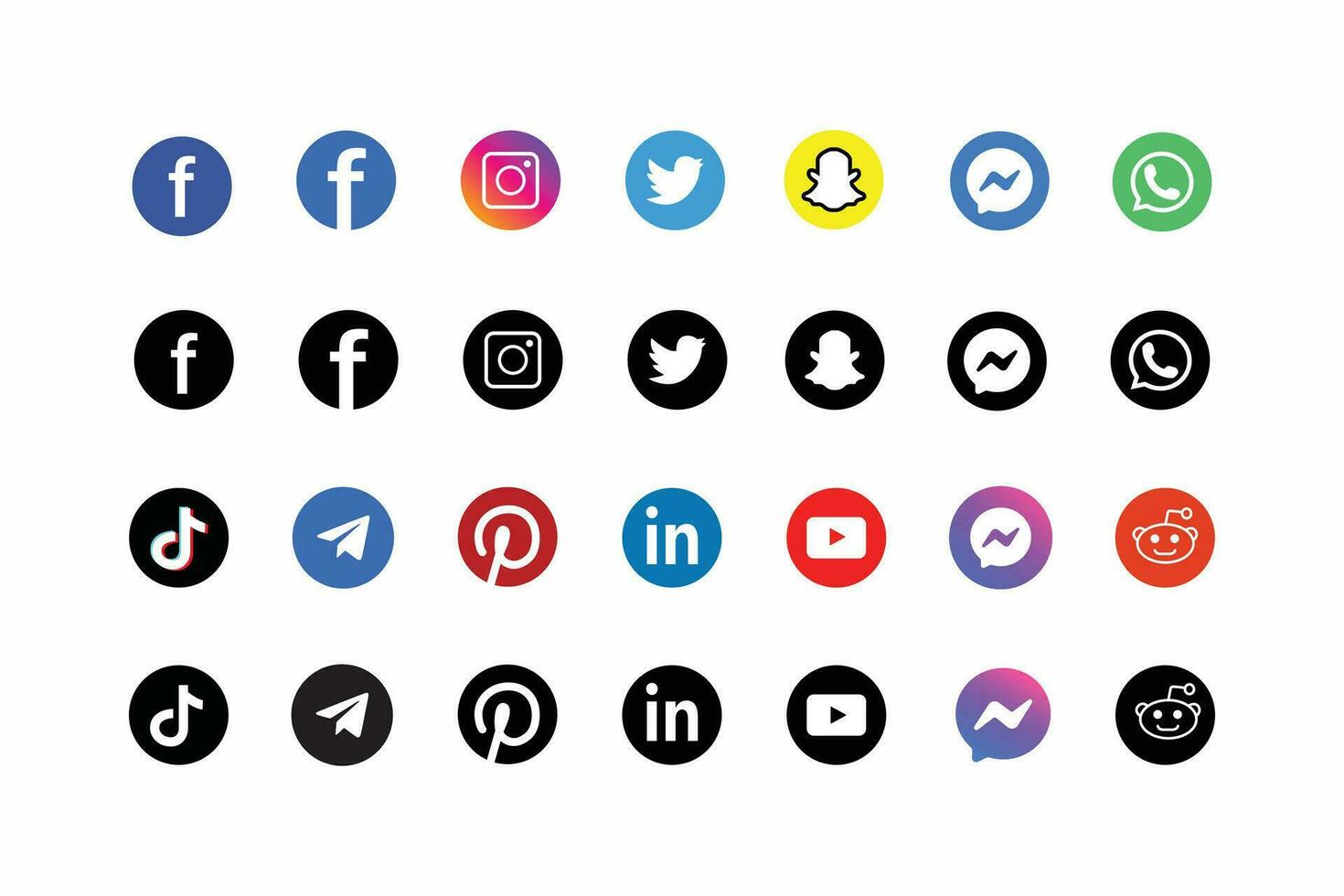 social medios de comunicación símbolo vector ilustración
