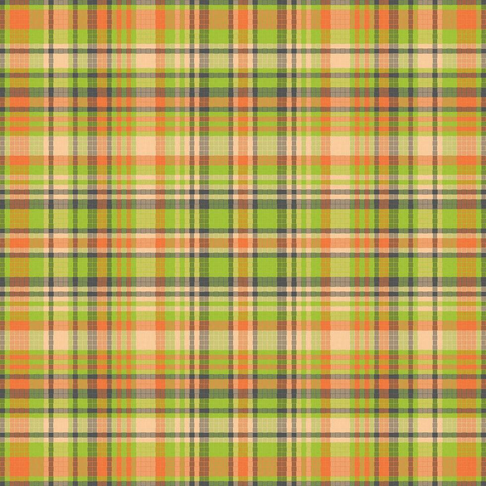 Tartan plaid pattern with texture and summer color. vector