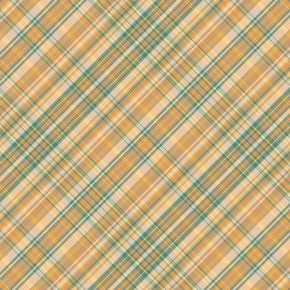 Tartan plaid pattern with texture and summer color. vector