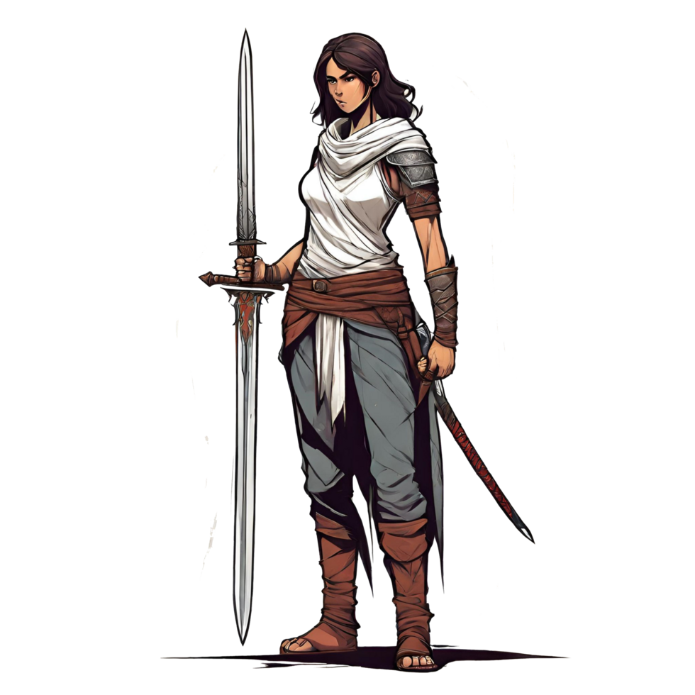 illustration of a ninja holding a sword png