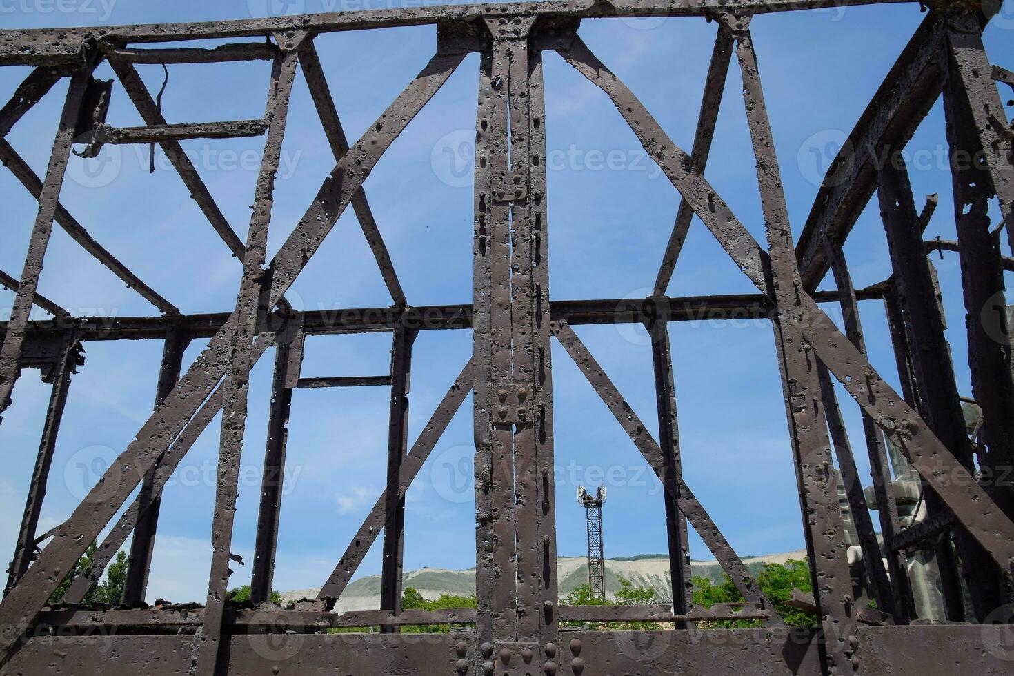 ferrocarril coche Disparo por el nazis, un Monumento en memoria de el segundo mundo guerra. foto