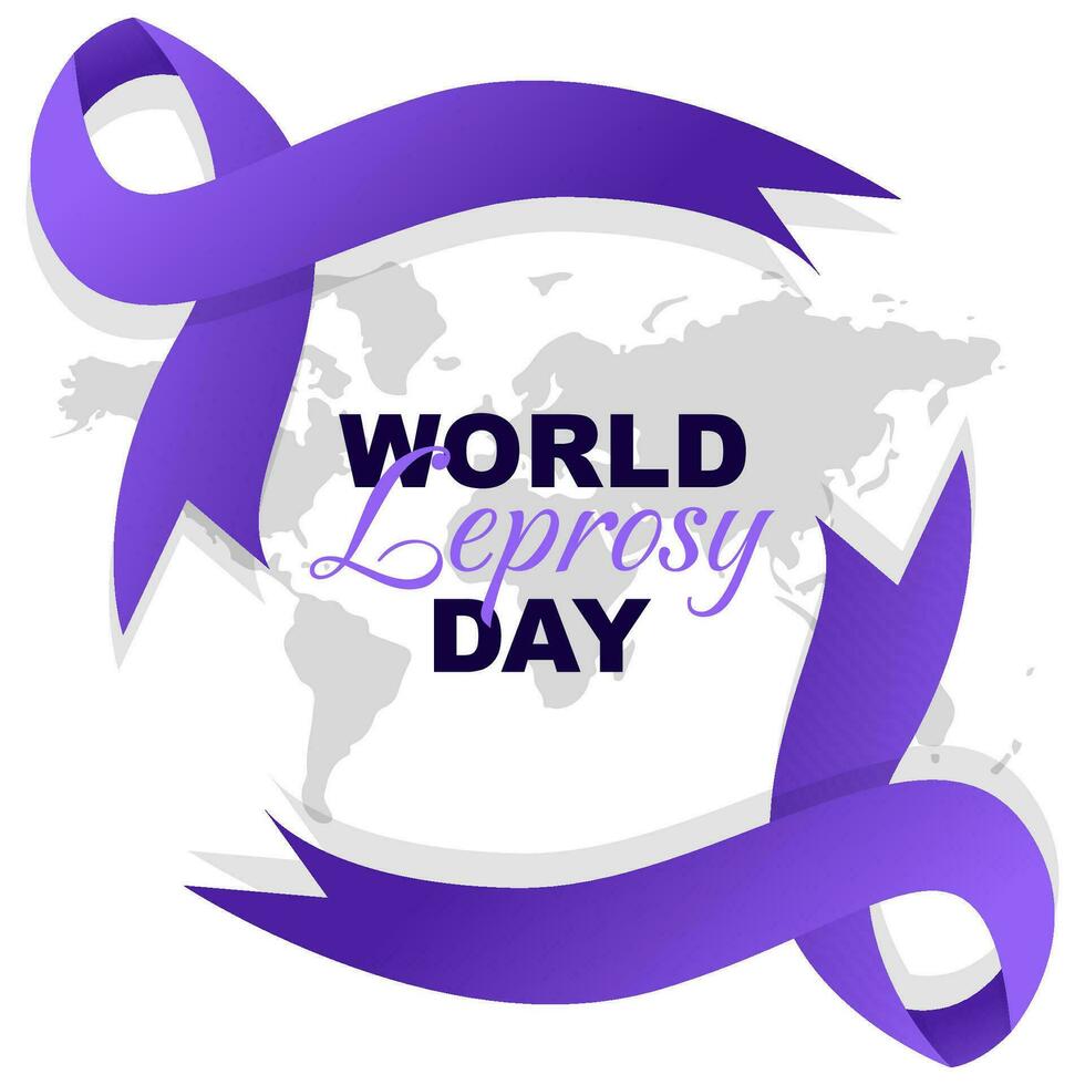 Vector illustration of world leprosy day. Suitable for social media greeting cards