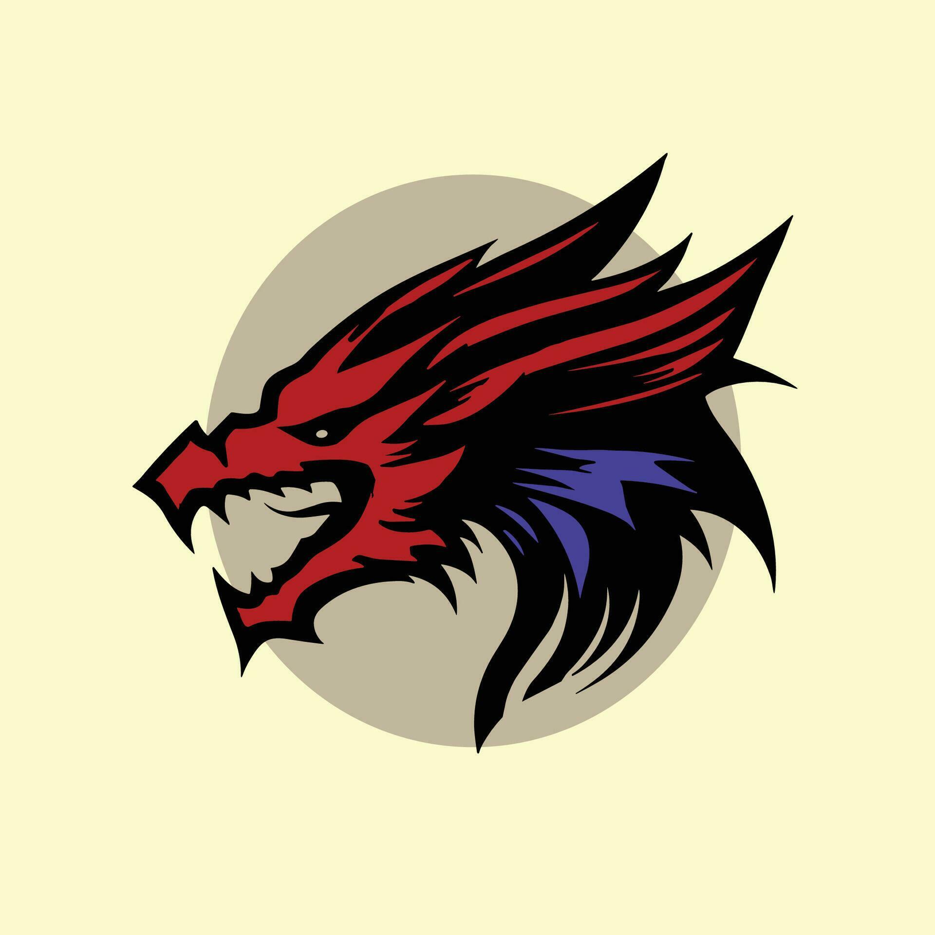 Red dragon vector illustration 36117847 Vector Art at Vecteezy
