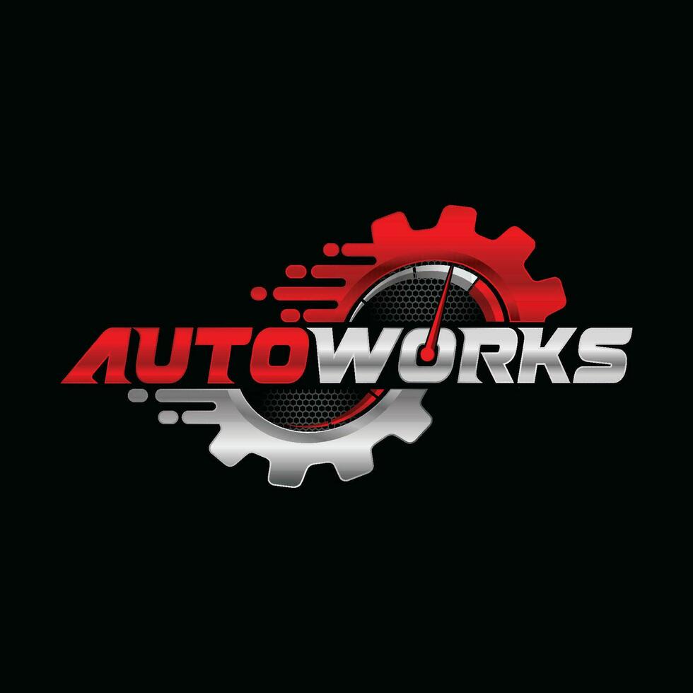 Auto Gear vector logo design template. Automotive garage logo.