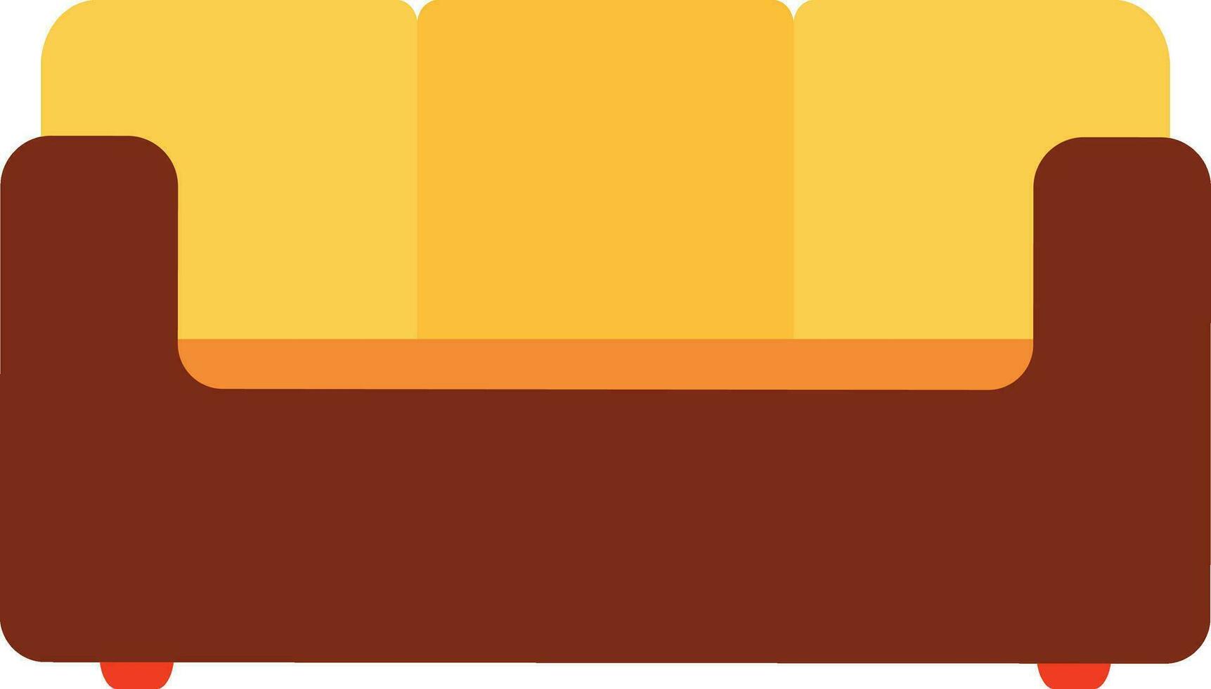 Shopping Sofa Furniture Vector Icon