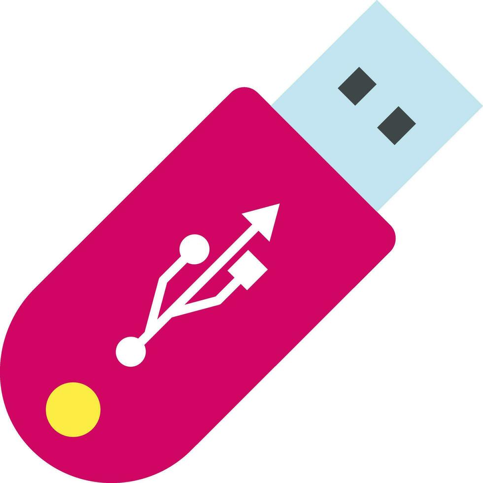 USB memoria USB para datos almacenamiento vector ilustración