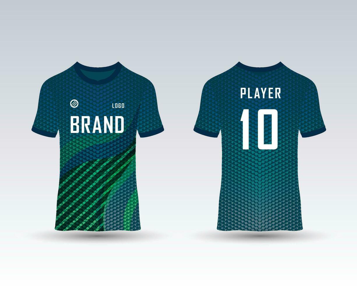 Jersey Template Sports Tshirt Design vector