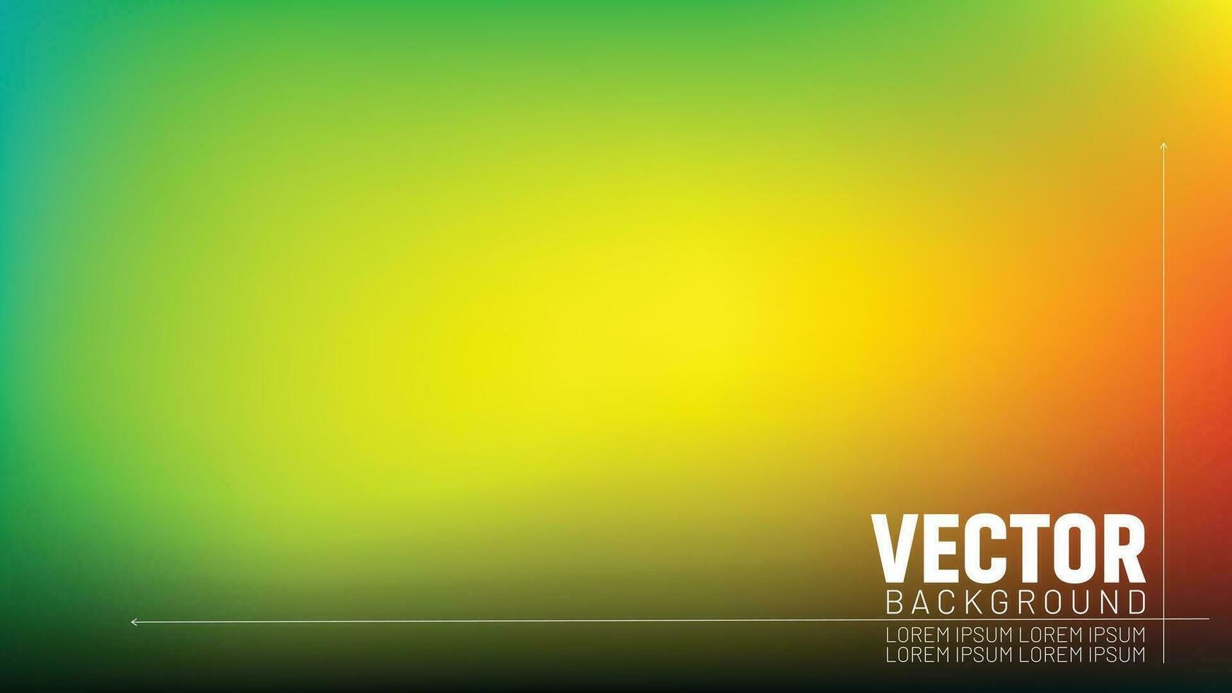 verde, naranja y turquesa degradado malla antecedentes en arco iris colores vector