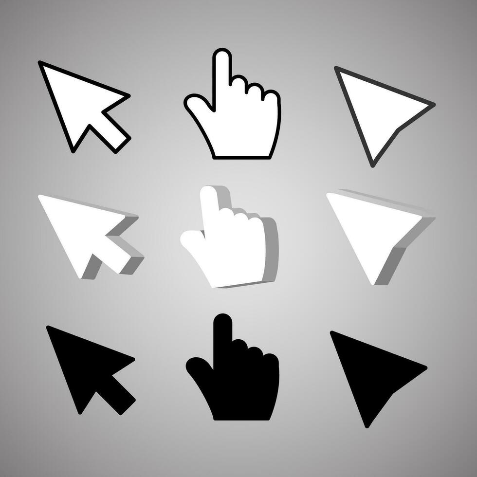 Mouse pointer vector