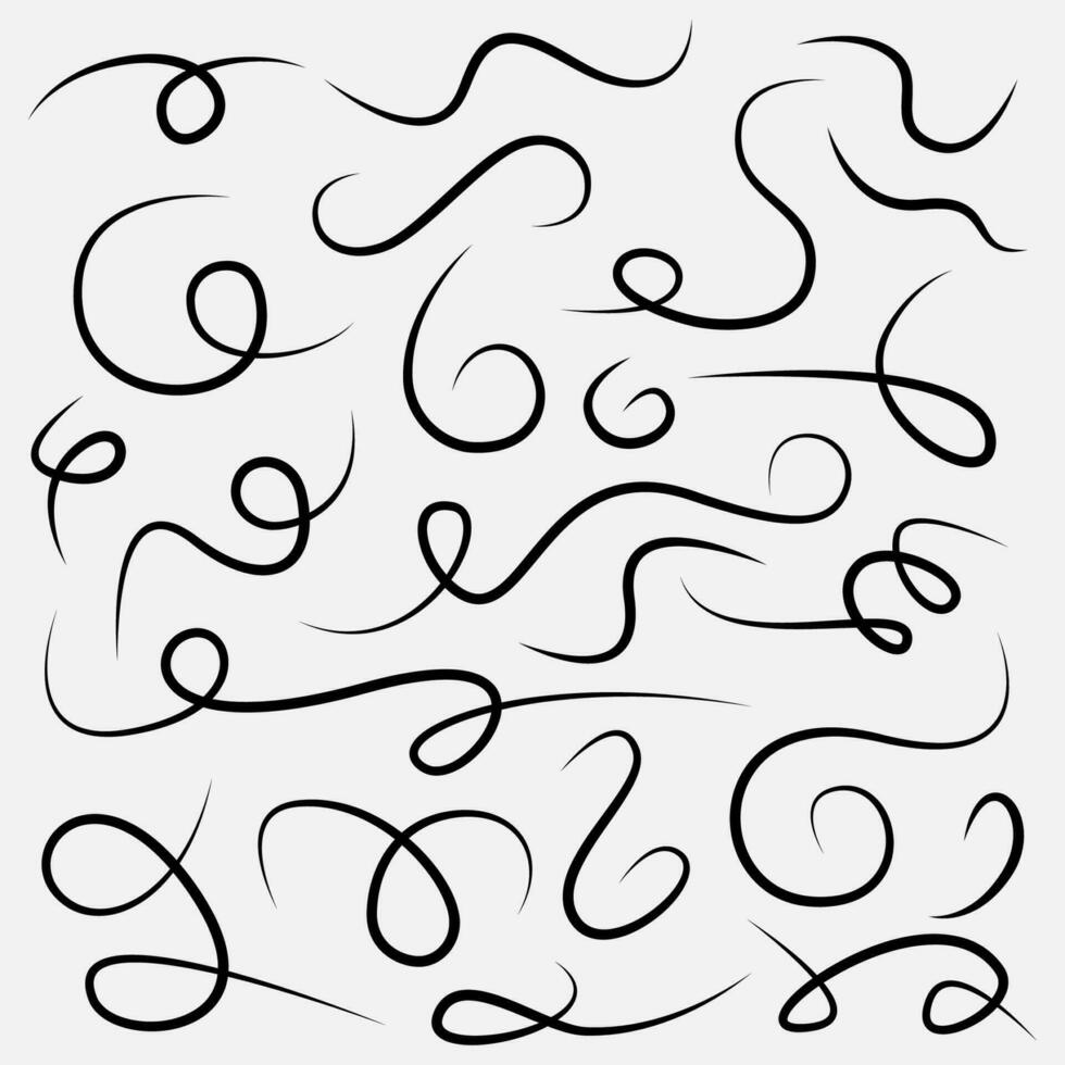 Vector Hand Drawn Swirl