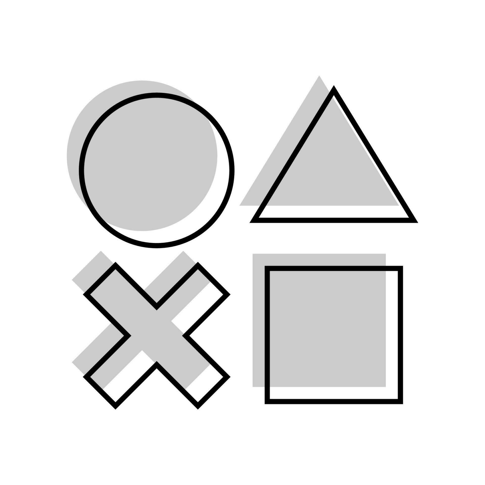 Flat Basic Geometric Shapes Vector 36119422 Vector Art at Vecteezy