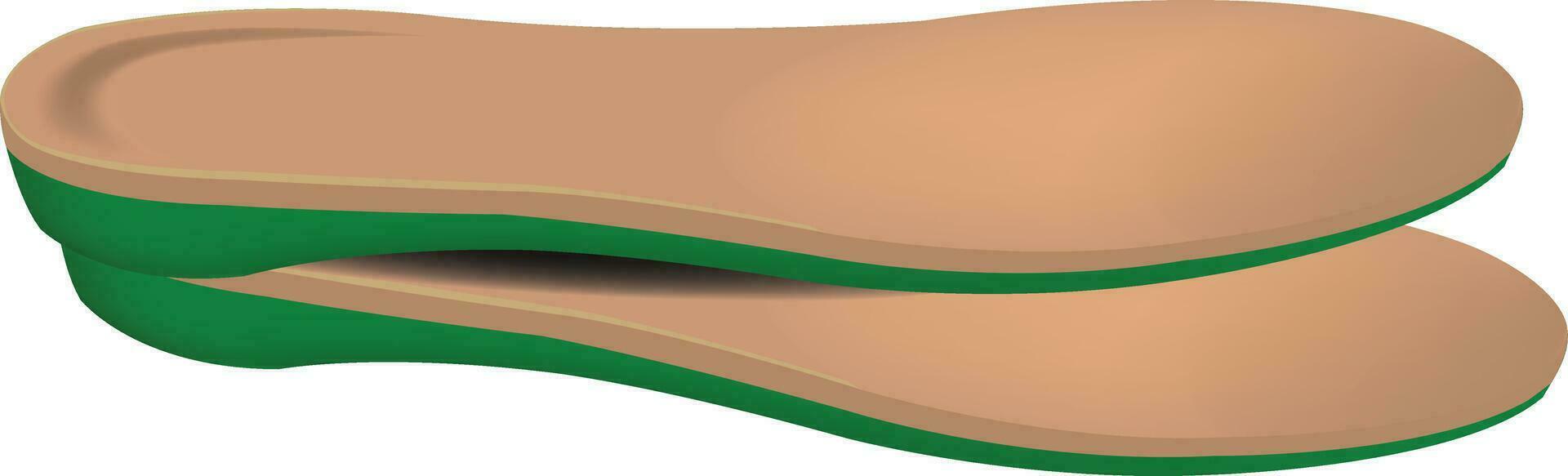 insole for shoes vector