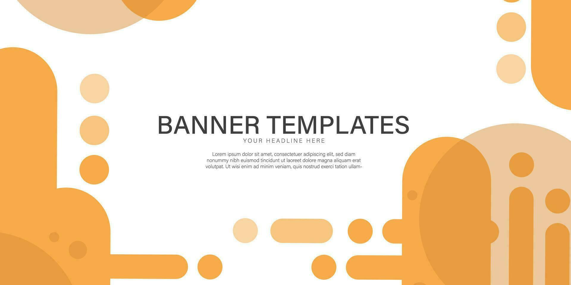 Banner background templates abstract style poster backdrop vector graphic design