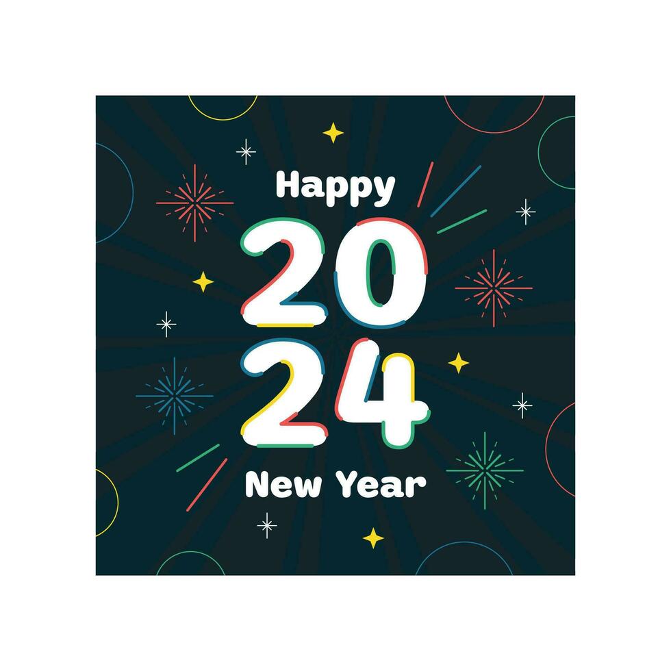 Happy new year background template 36120050 Vector Art at Vecteezy