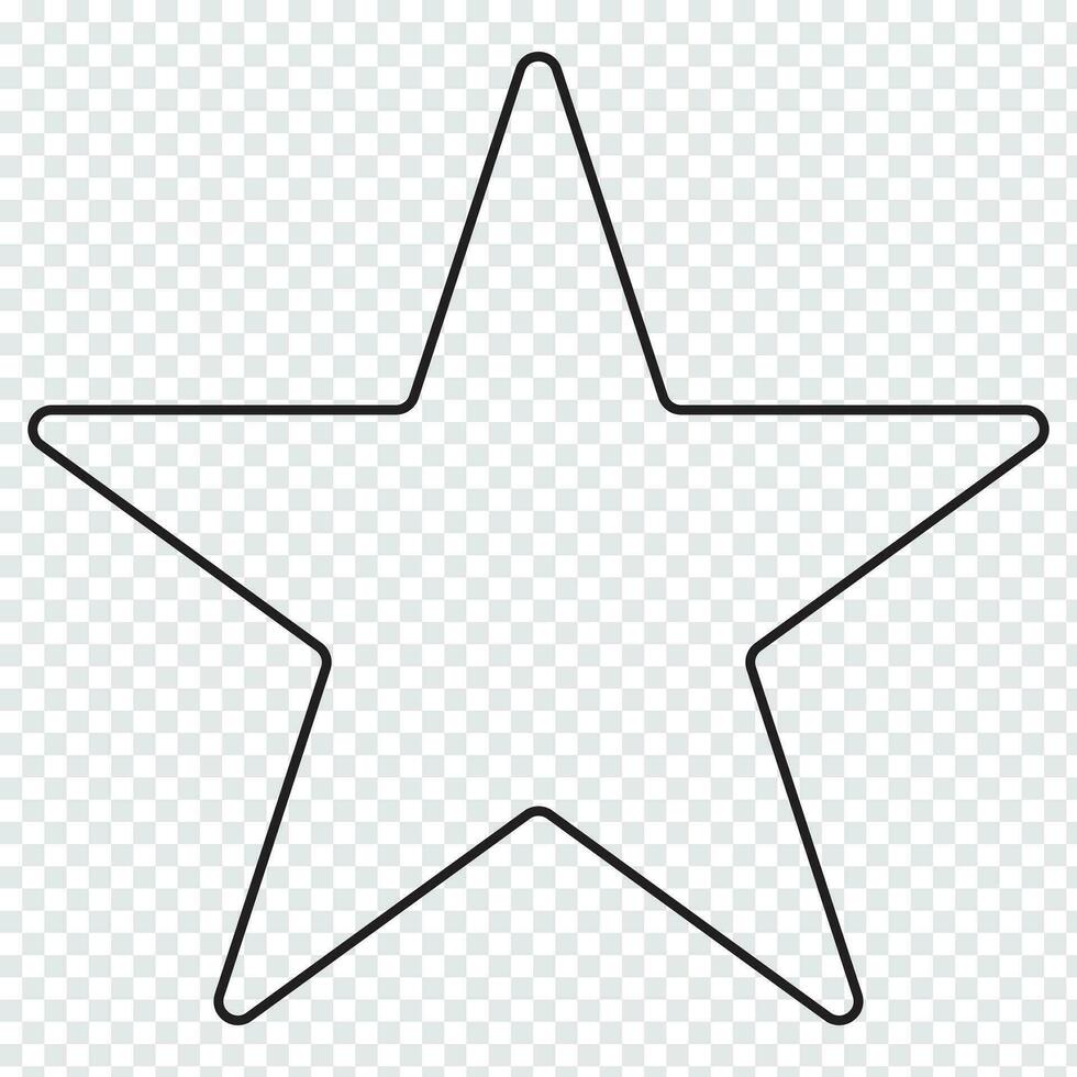 Star Icon Vector Symbol Design Illustration