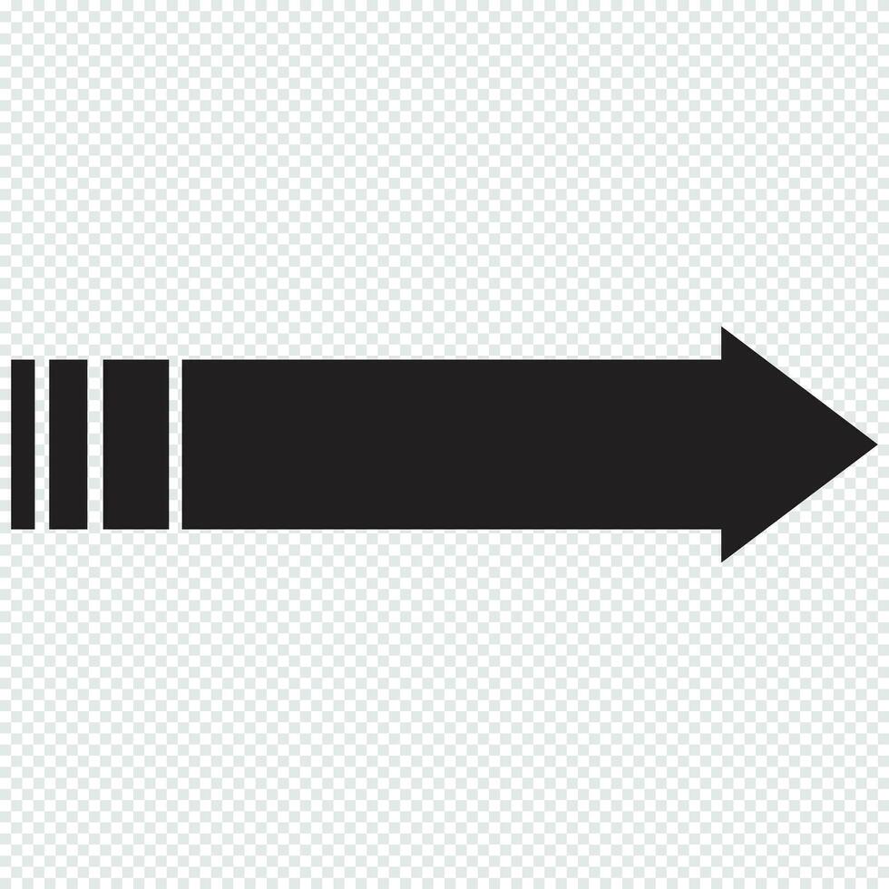 Long arrow vector icon. Black horizontal double arrow. Replaceable vector design.