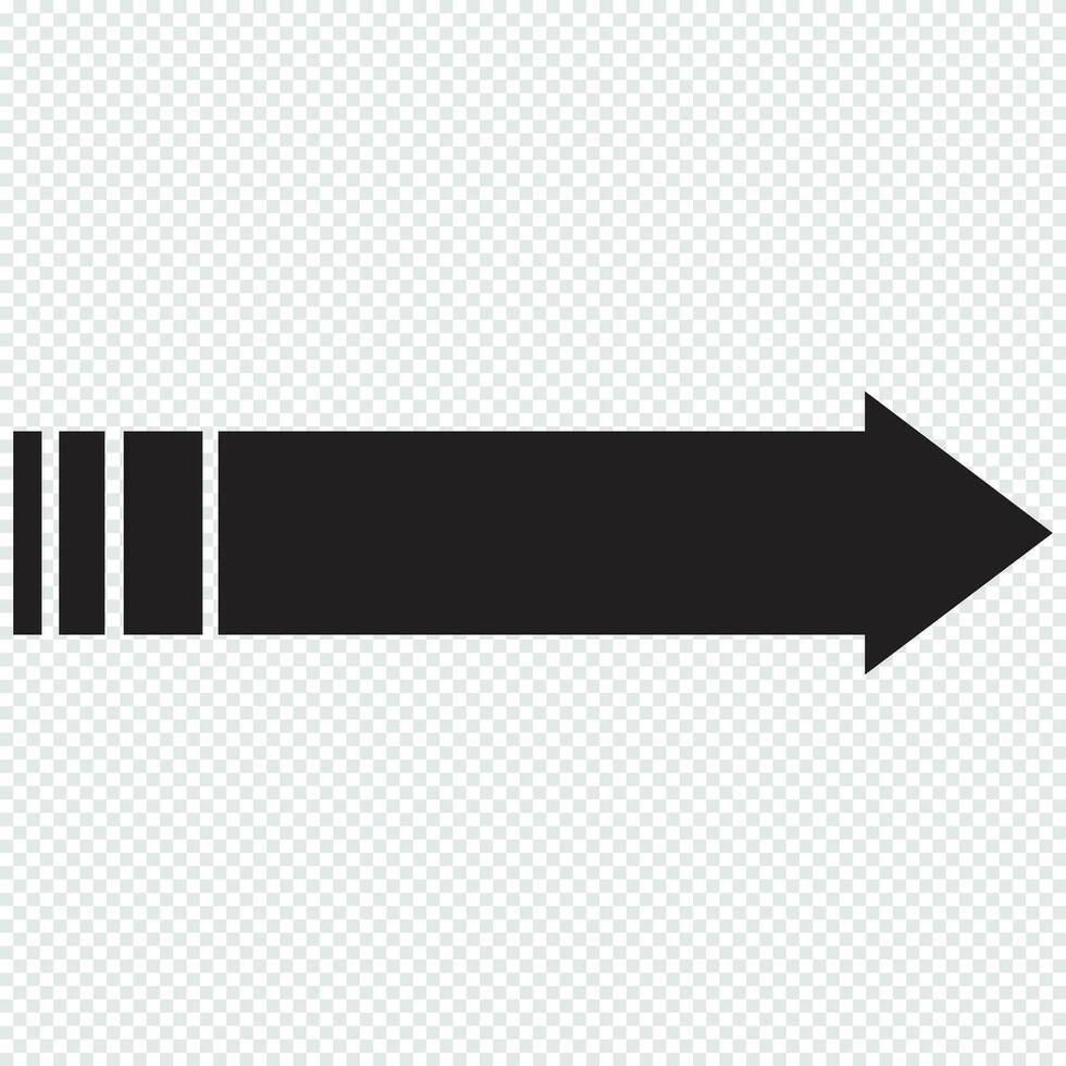Long arrow vector icon. Black horizontal double arrow. Replaceable vector design.