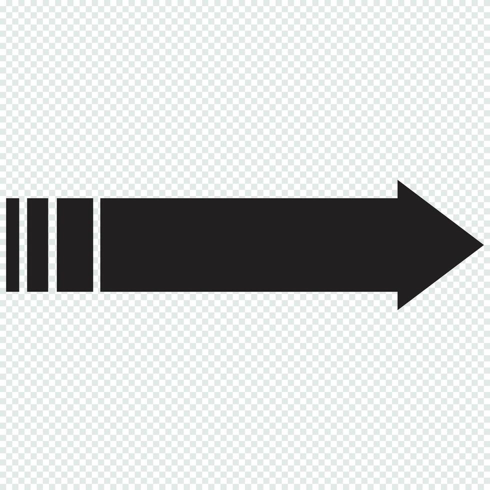 largo flecha vector icono. negro horizontal doble flecha. reemplazable vector diseño.