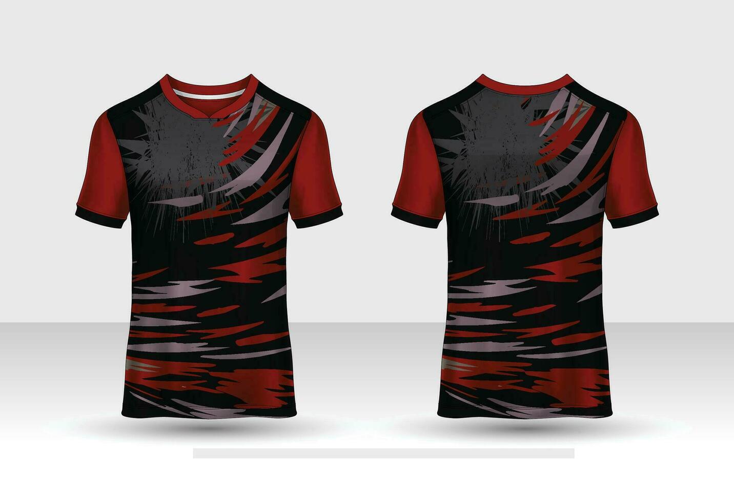 t-shirt sport design template, Soccer jersey mockup for football club. uniform front and back view. vector