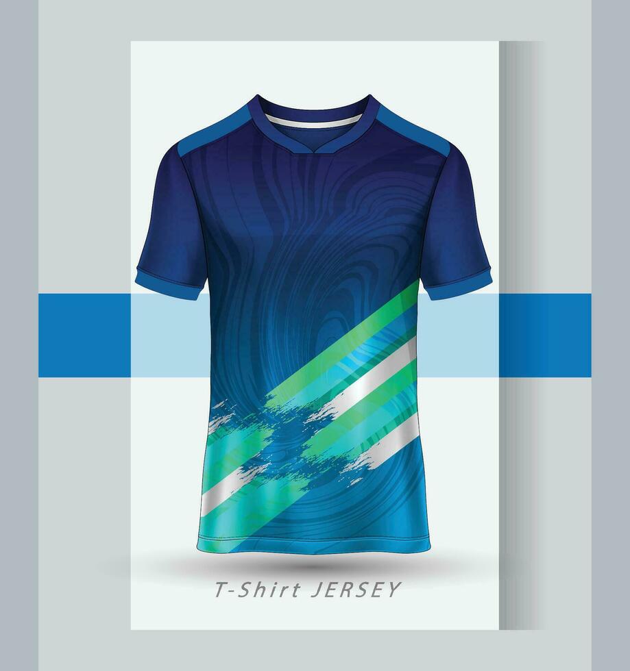 diseño de camiseta en la parte delantera y trasera. diseño deportivo para fútbol, carreras, ciclismo, vector de camiseta de juego.