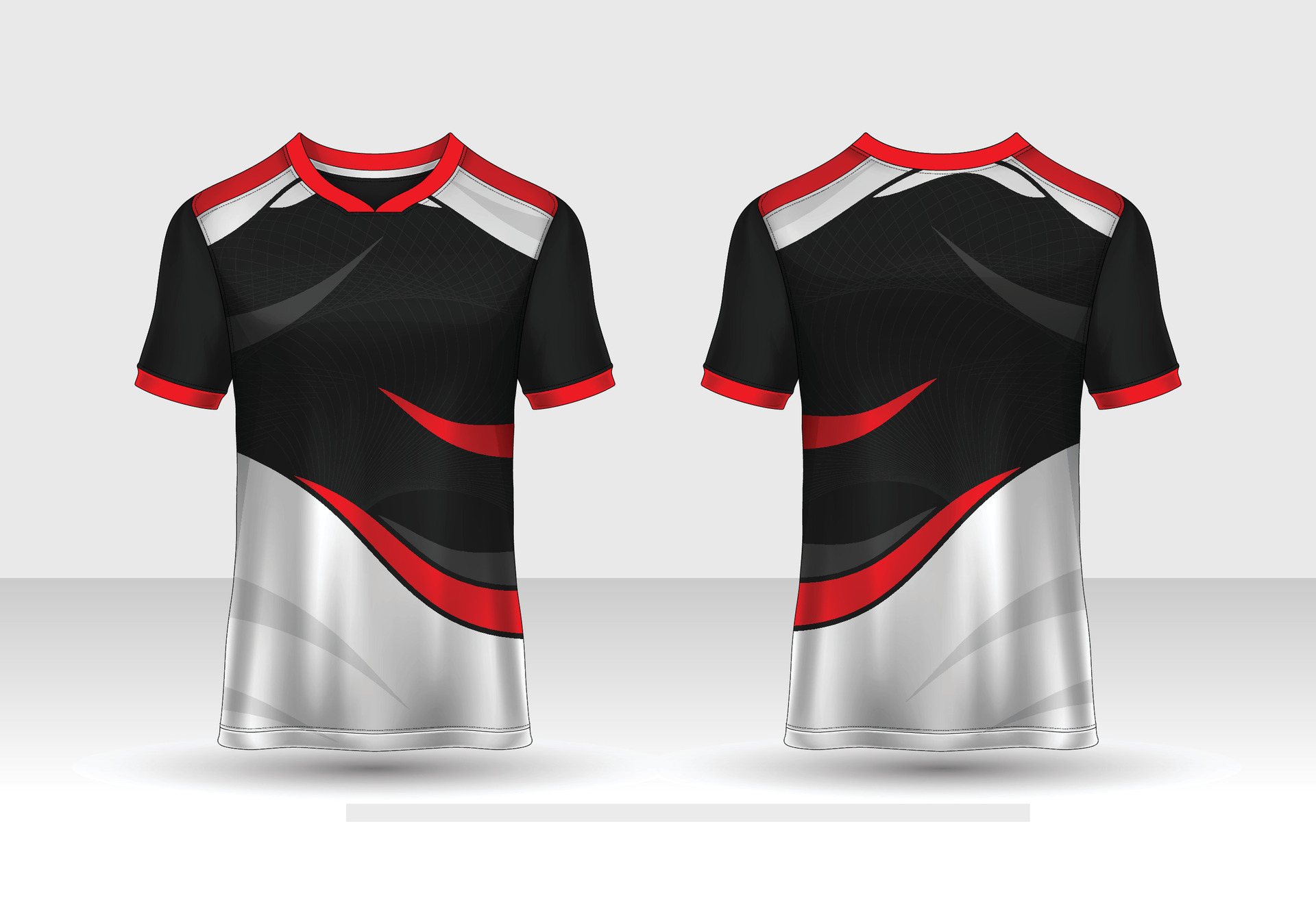 tshirt sport design template, Soccer jersey mockup for football club tshirt sport design template, Soccer jersey mockup for football club