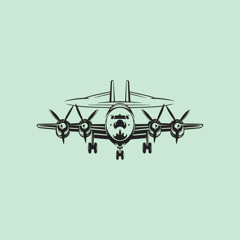 Airplane Vector Illustrations