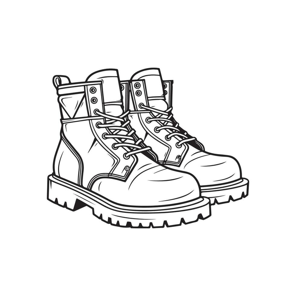 Shoes illustration Vecctor vector