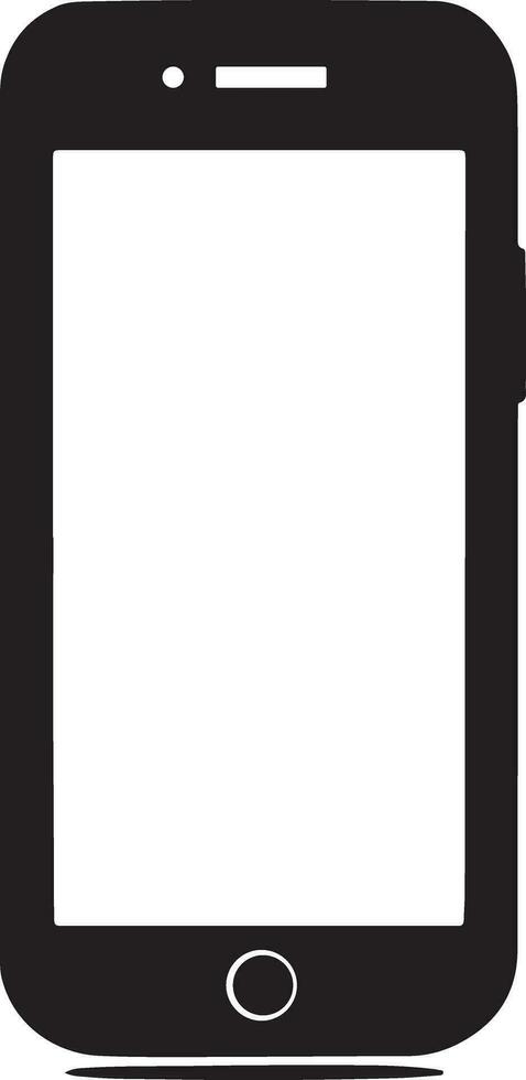 smartphone with screen vector