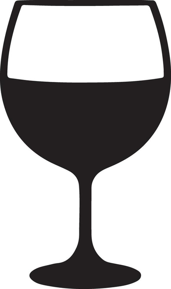 glass of wine vector