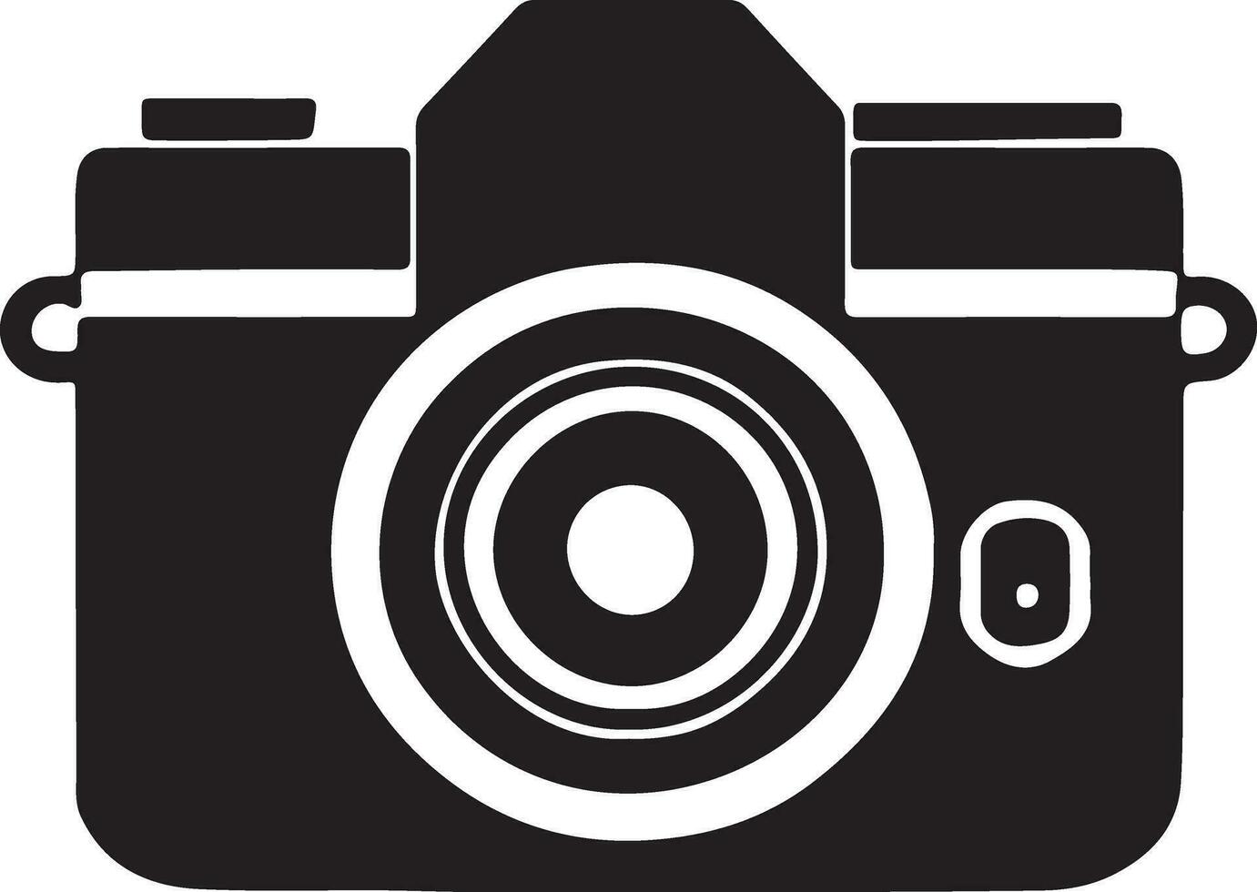 camera on a white background vector