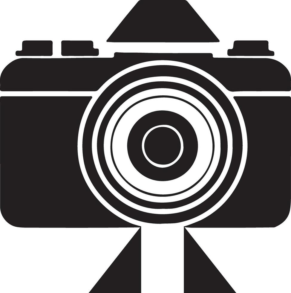 camera on a white background vector