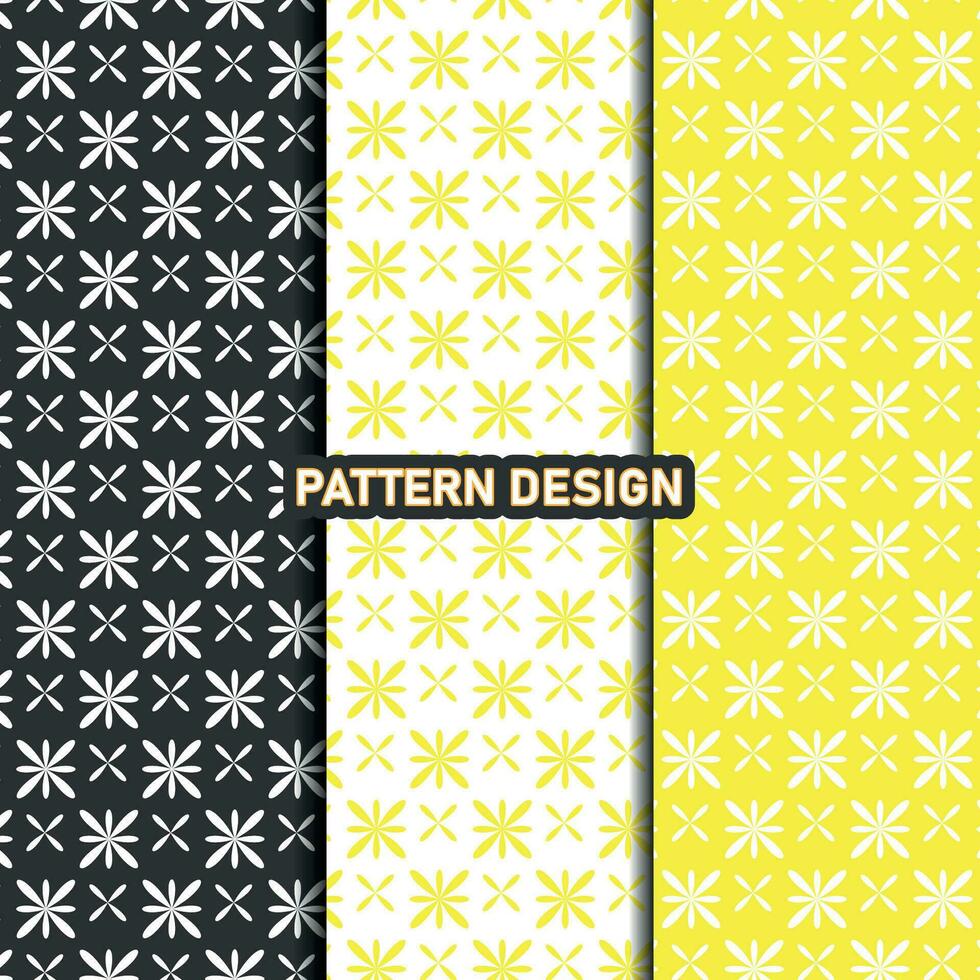 Pattern design tamplate vector