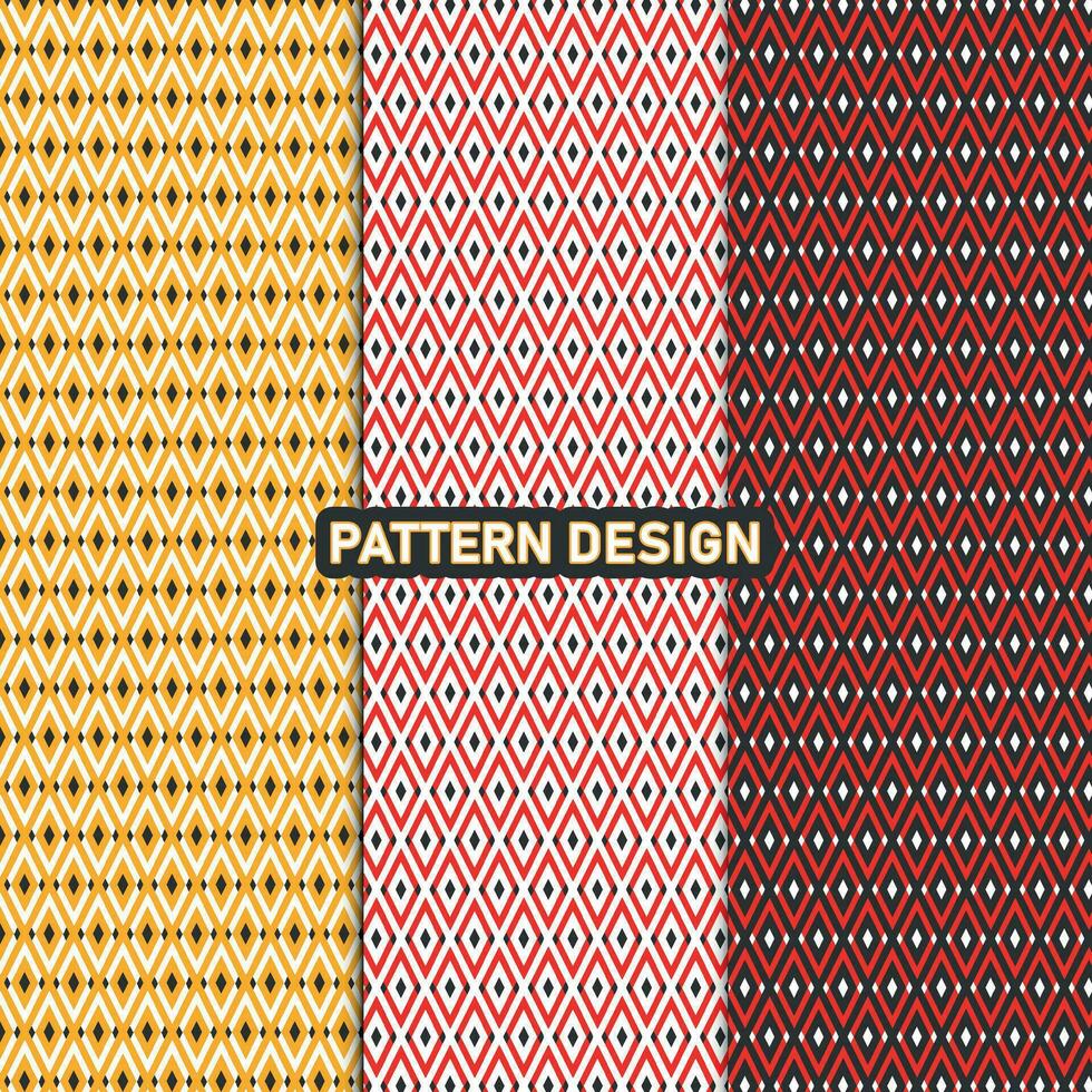 Pattern design tamplate vector