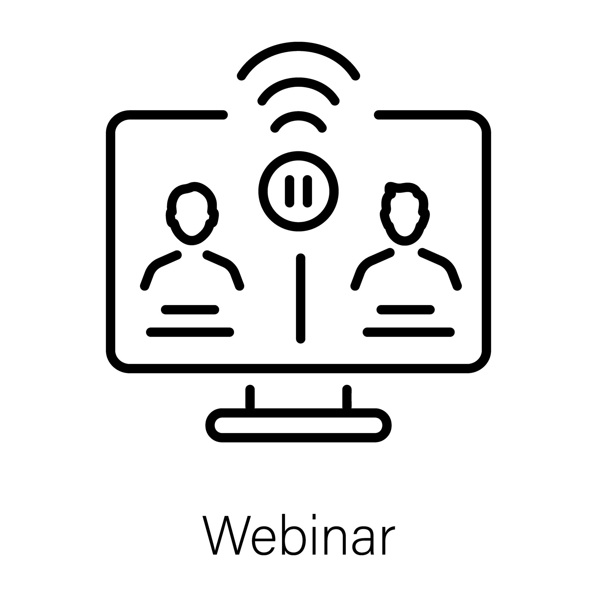 Trendy Webinar Concepts 36120979 Vector Art at Vecteezy