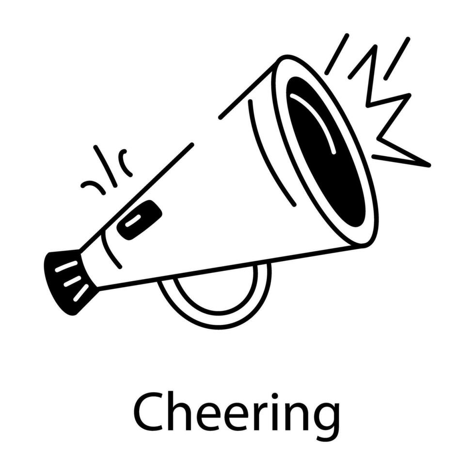 Trendy Cheering Concepts vector