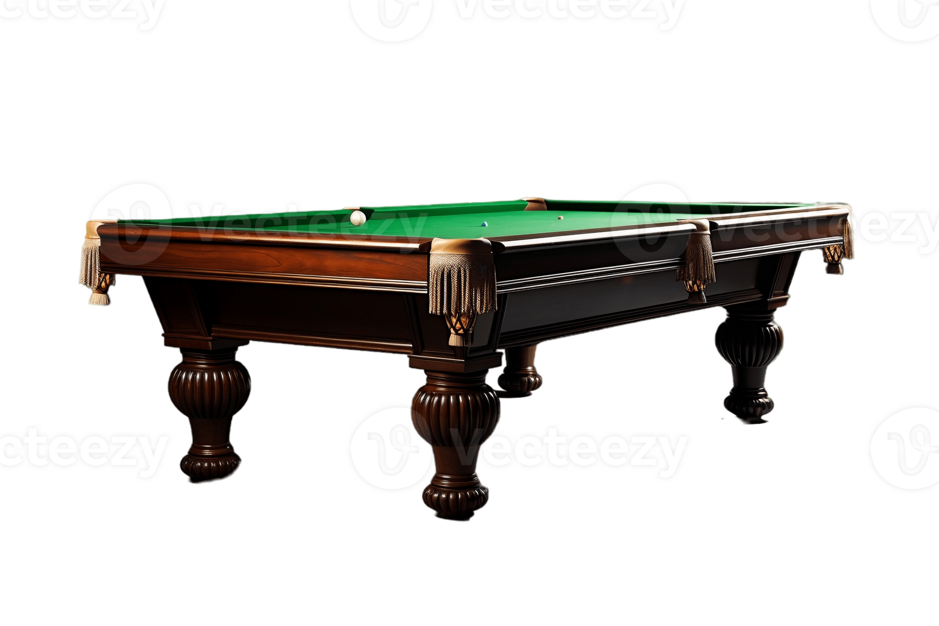 AI generated Snooker Table with a Transparent Background. AI 36121737 PNG