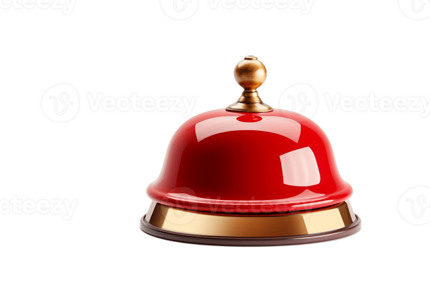 AI generated Service Bell on Transparent Background. AI png