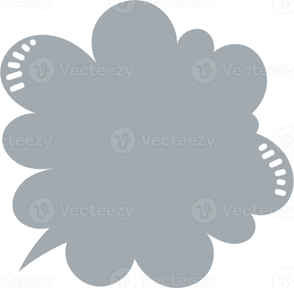 speech bubble balloon icon sticker memo keyword planner text box banner, flat png transparent element design