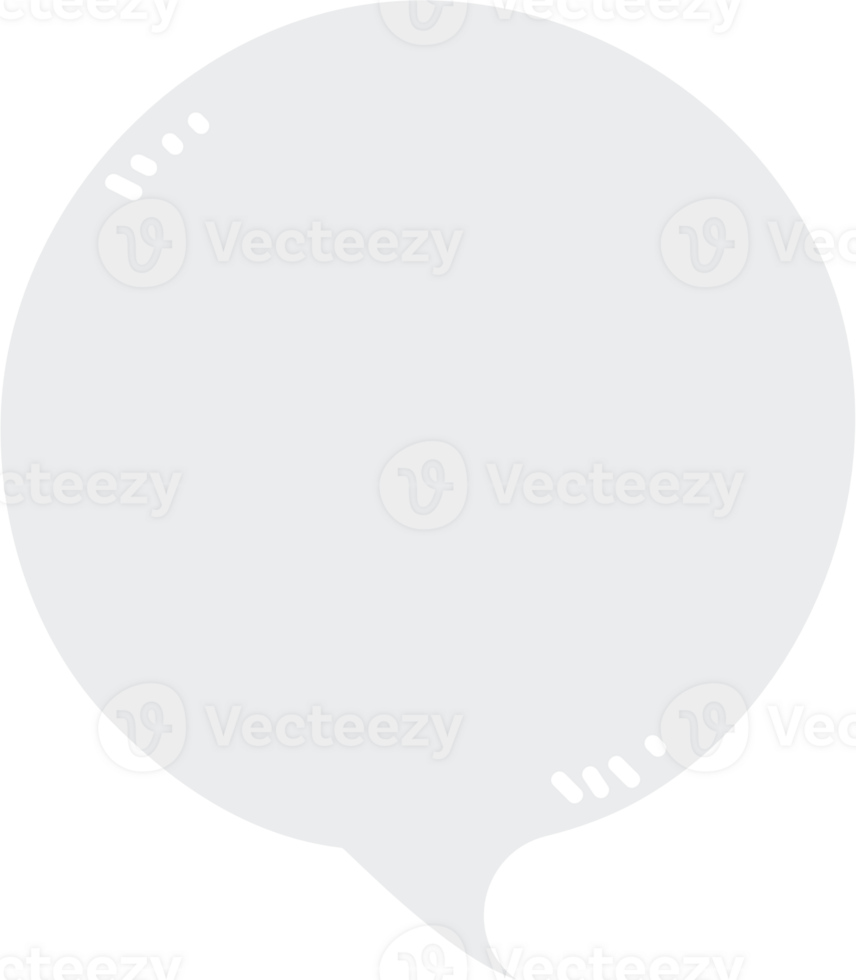 speech bubble balloon icon sticker memo keyword planner text box banner, flat png transparent element design