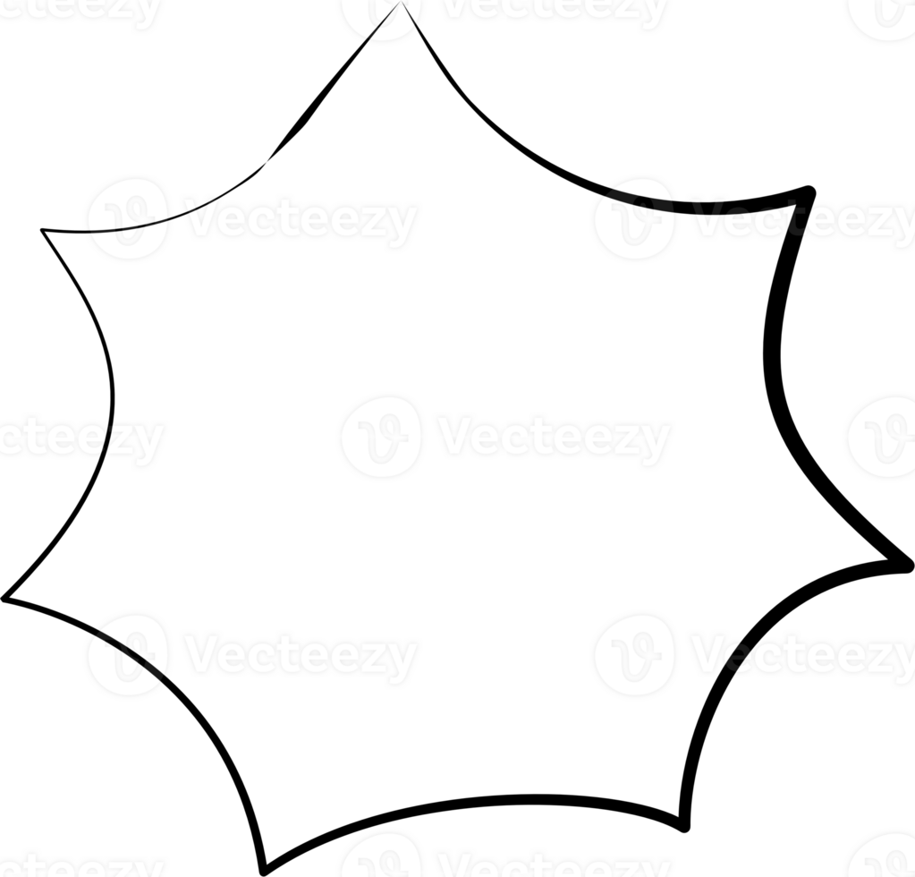 Black and white speech bubble balloon, icon sticker memo keyword planner text box banner, flat png transparent element design