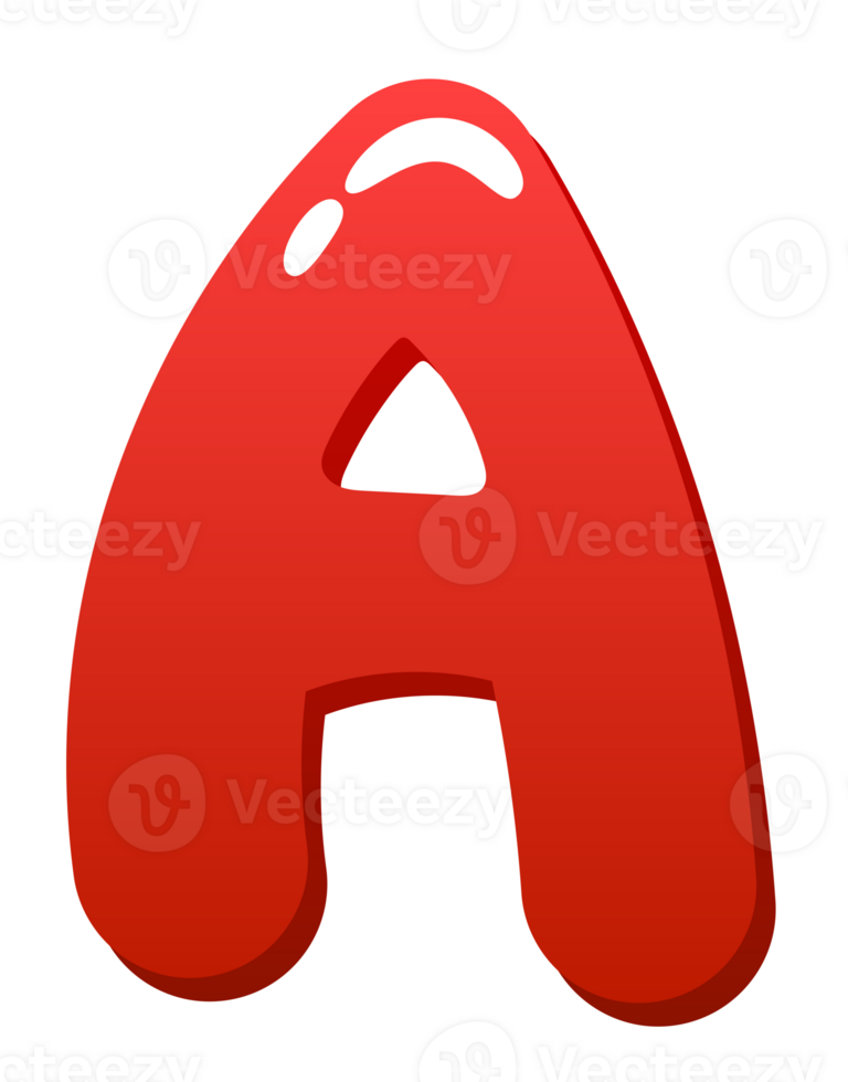 Alphabet Cute For Kids Letter A png