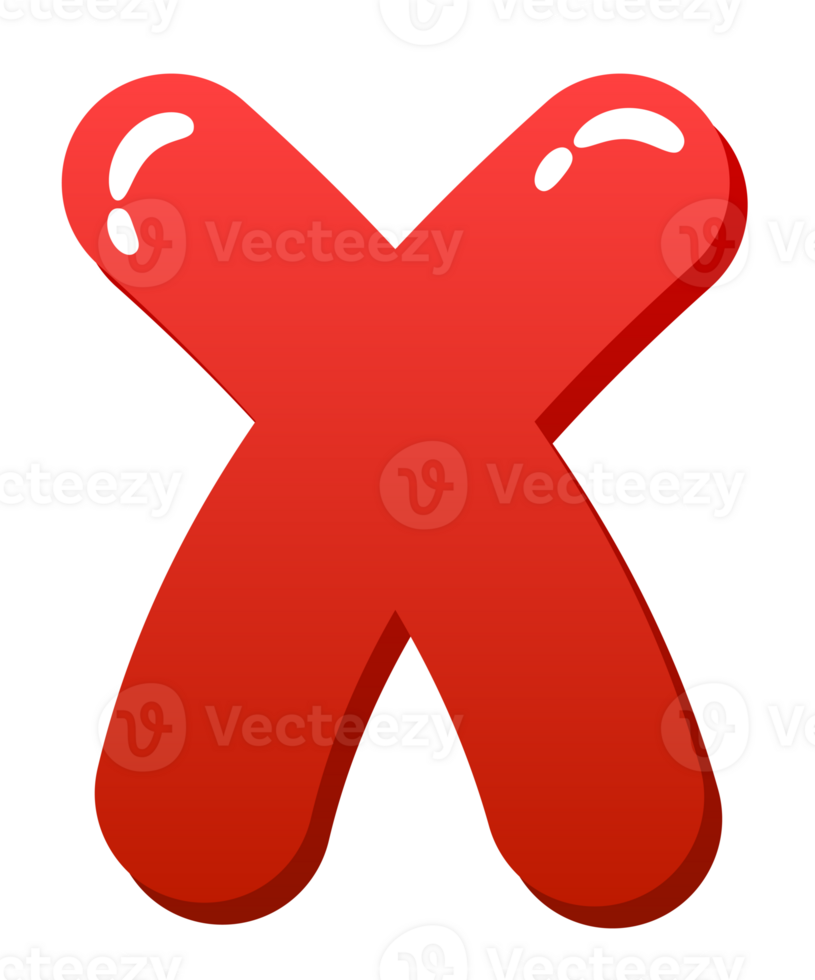 Alphabet Cute For Kids Letter X png