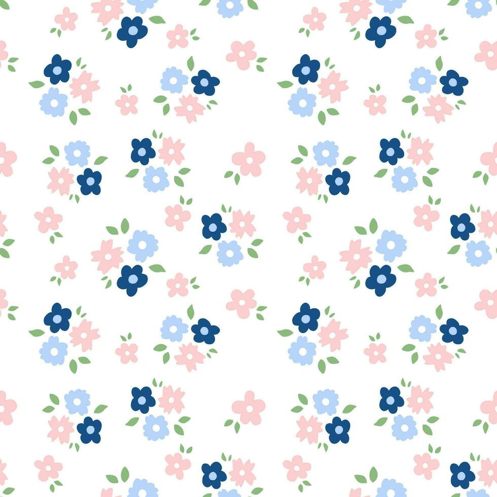 seamless vector background. flower textured