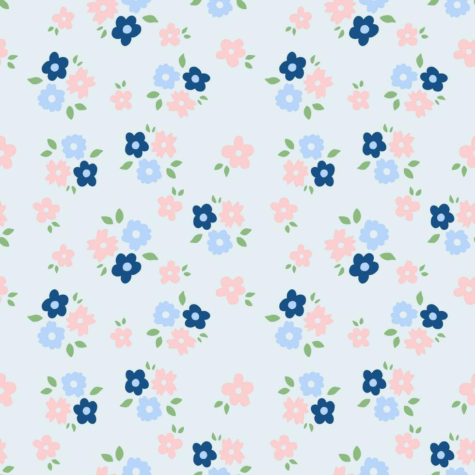 seamless vector background. flower textured