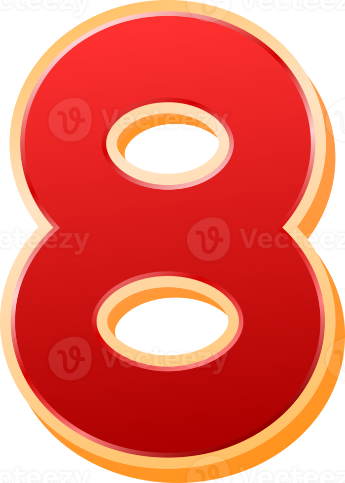 Number 8 Illustration png
