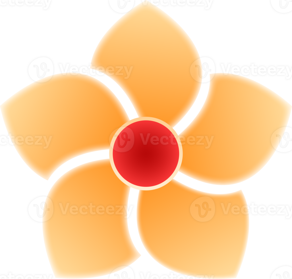 illustrazione di fiore giallo png