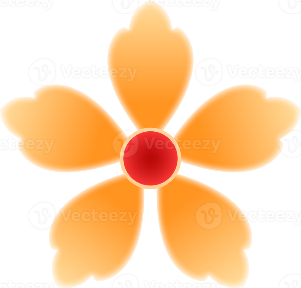 Yellow Flower Illustration png