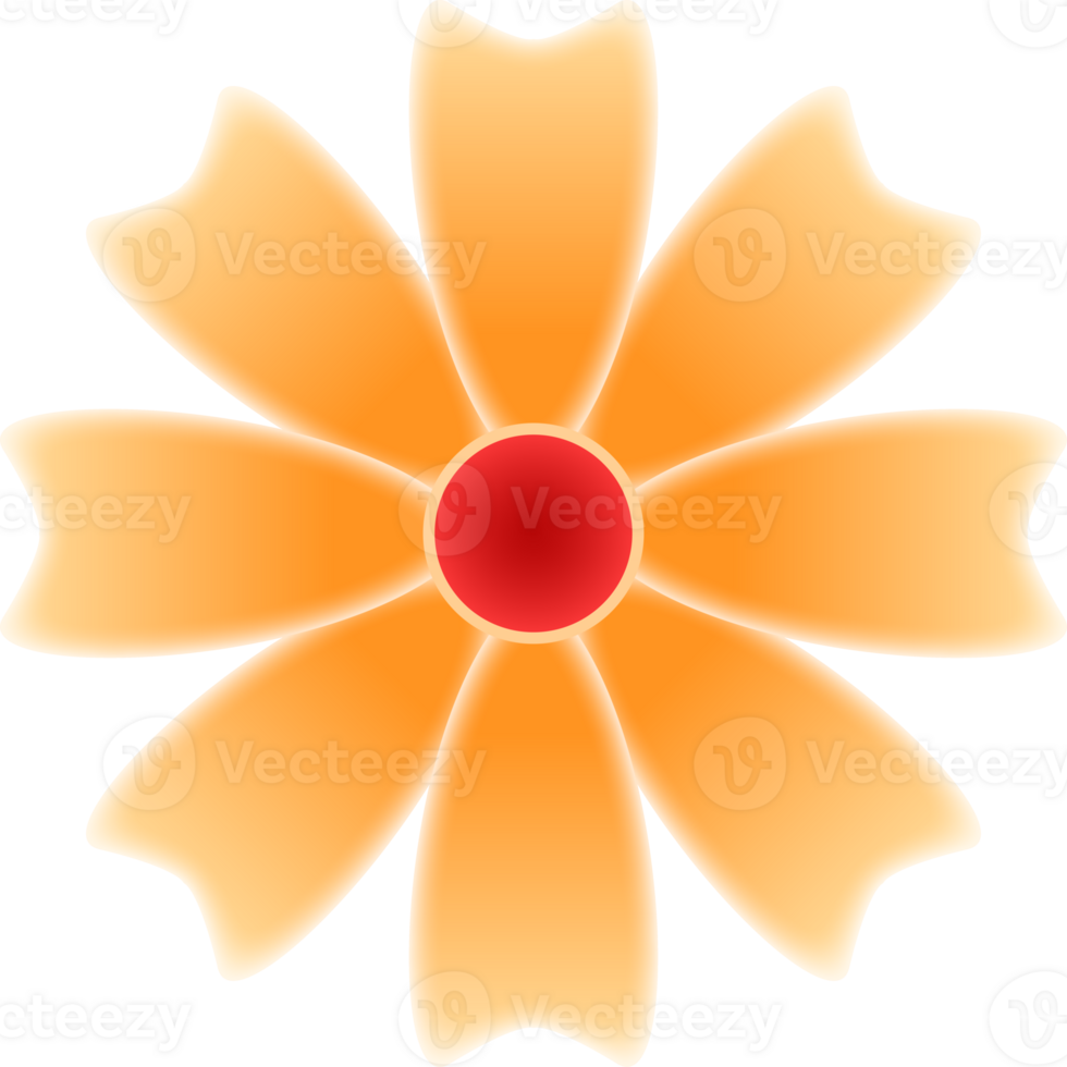 Yellow Flower Illustration png