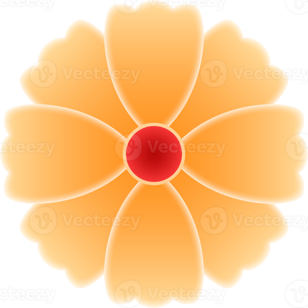 Yellow Flower Illustration png