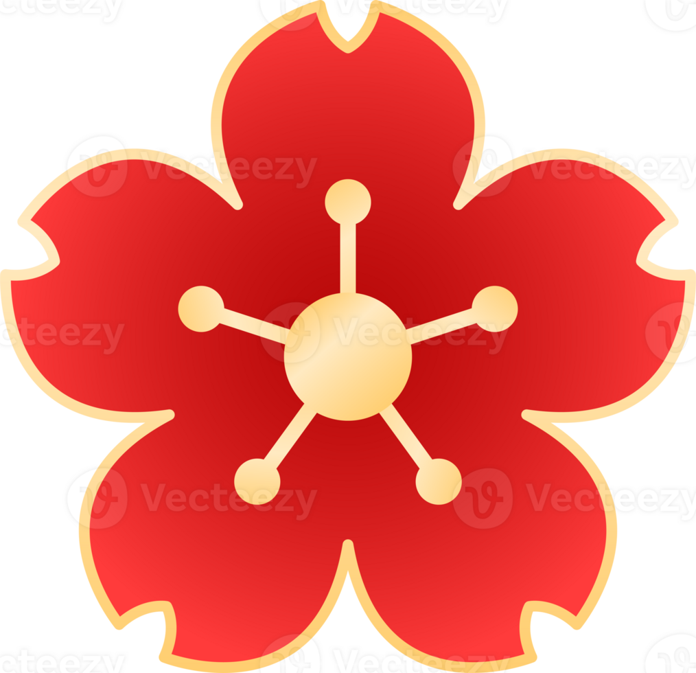 Lunar New Year Flower png